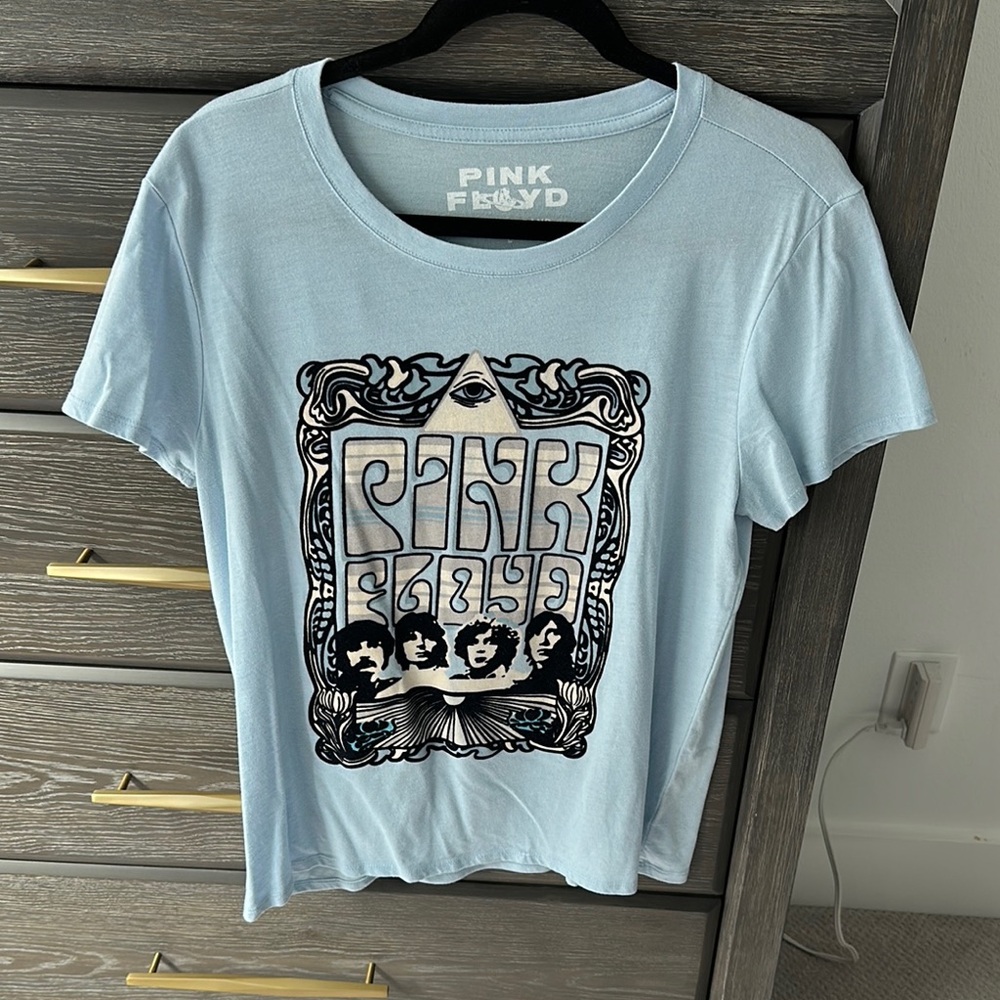 Pink Floyd Blue Graphic Short Sleeve Tee